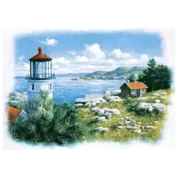 Puzzle Art Puzzle Lighthouse on the embankment 8+/ Numărul de piese: 500