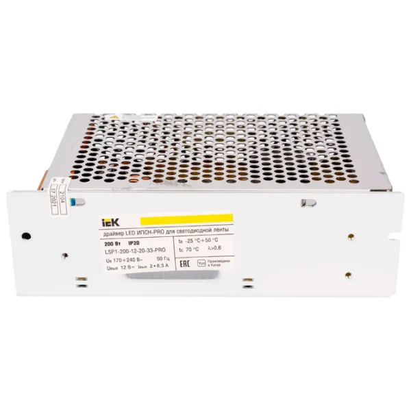 Драйвер IEK IPSN-PRO LED Серебряный / 200 Вт photo 1 Драйвер IEK IPSN-PRO LED Серебряный / 200 Вт photo 1