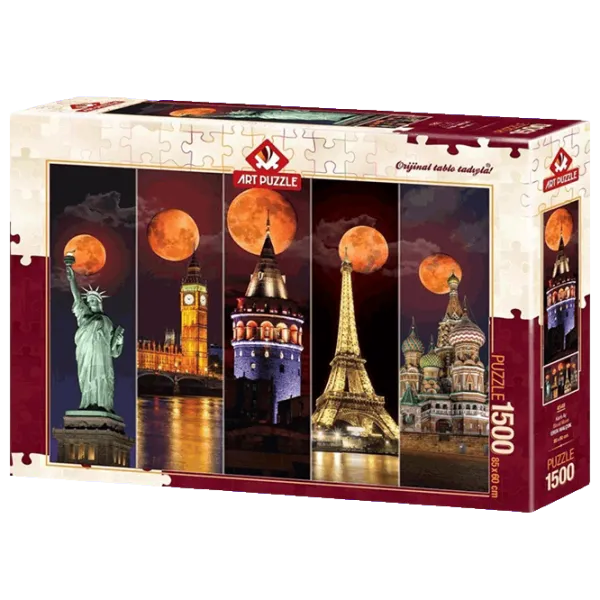 Puzzle Art Puzzle Blood Moon 15+/ Numărul de piese: 1500 photo 1