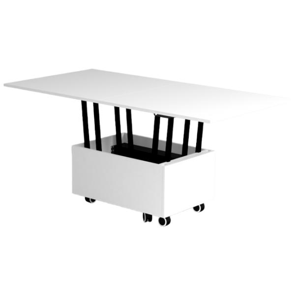 Masă de bucătărie extensibilă Flat W 1000 ST 9 PAL/ White photo 3 Masă de bucătărie extensibilă Flat W 1000 ST 9 PAL/ White photo 3