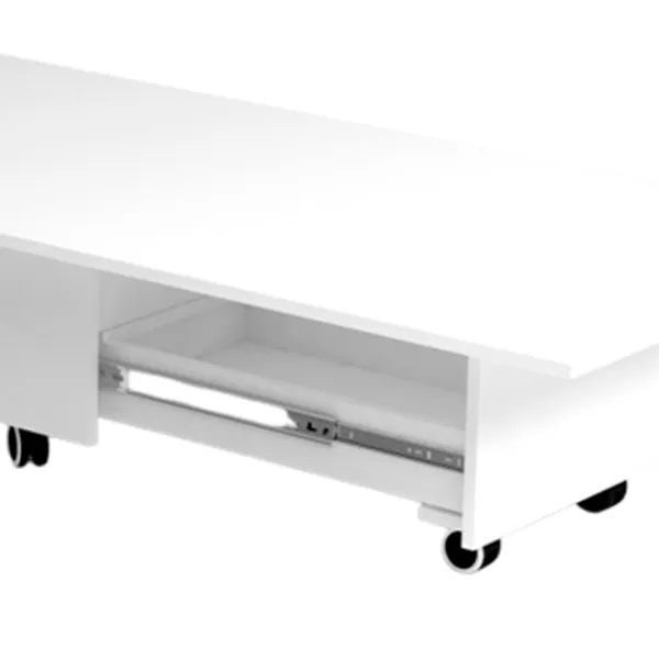 Masă de bucătărie extensibilă Flat W 1000 ST 9 PAL/ White photo 4 Masă de bucătărie extensibilă Flat W 1000 ST 9 PAL/ White photo 4