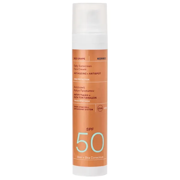 Spray de protecție solară KORRES Red Grape Facial Sunscreen Brown / 0.05l photo 1