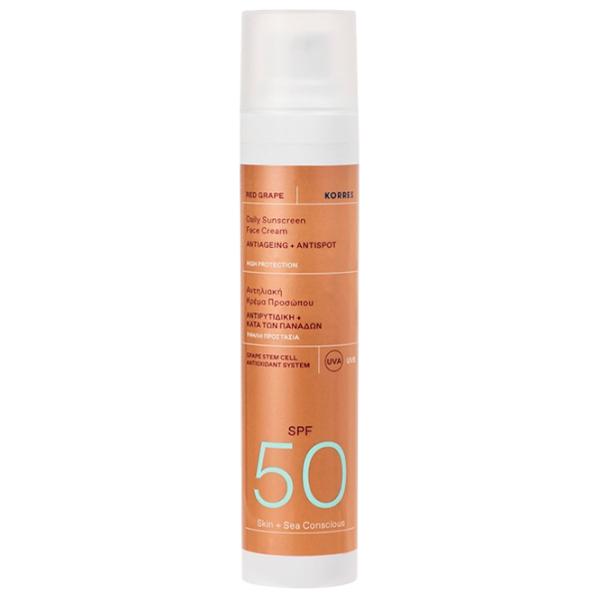 Spray de protecție solară KORRES Red Grape Facial Sunscreen Brown / 0.05l photo 1