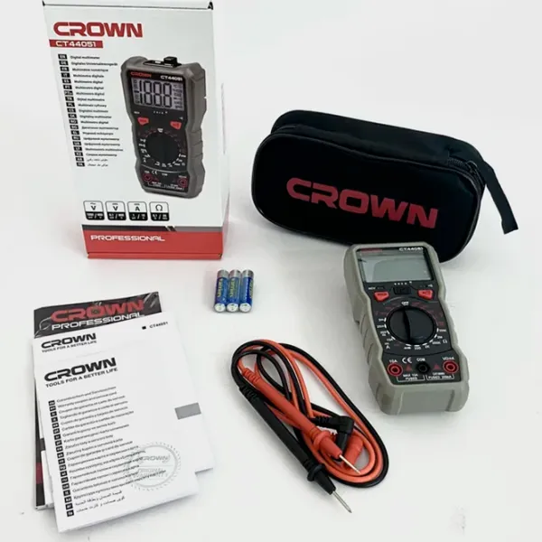 Мультиметр Crown CT44051 Цифровой / 20 МOм photo 8