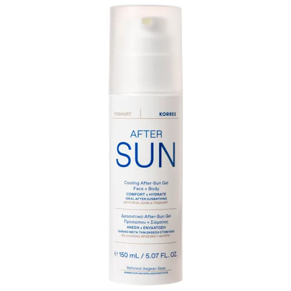 Cremă de protecție solară KORRES Yoghurt Cooling After-Sun White / 0.15l photo 1