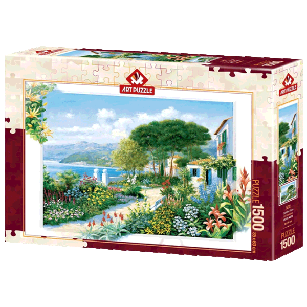 Puzzle Art Puzzle Coastal Town 15+/ Количество деталей: 1500 photo 1