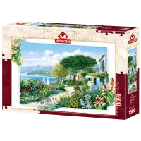 Puzzle Art Puzzle Coastal Town 15+/ Numărul de piese: 1500