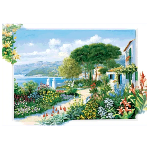 Puzzle Art Puzzle Coastal Town 15+/ Количество деталей: 1500 photo 2