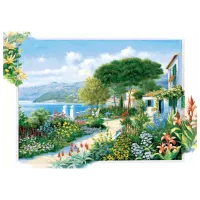 Puzzle Art Puzzle Coastal Town 15+/ Numărul de piese: 1500 photo 2