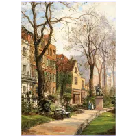 Puzzle Art Puzzle Walking in the Park 15+/ Количество деталей: 1500 photo 2