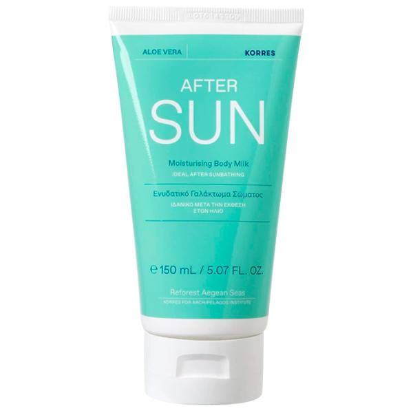 Cremă de protecție solară KORRES Aloe After Sun Body Milk Green / 0.15l photo 1