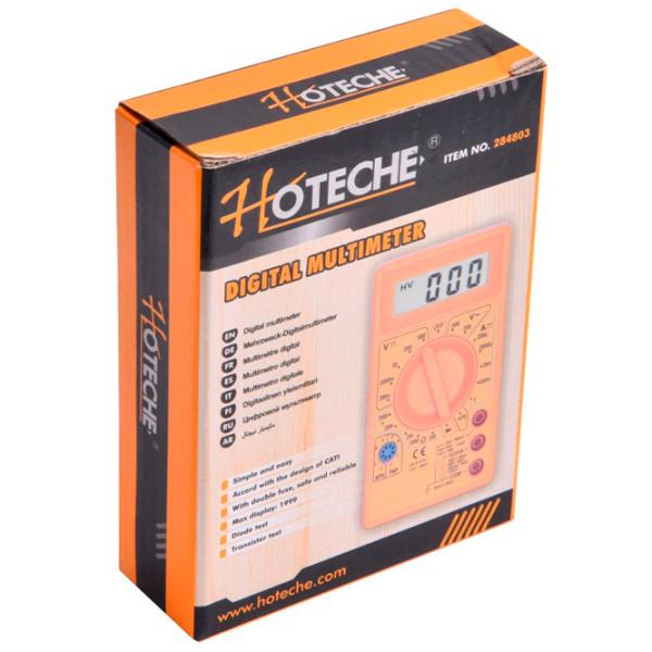 Мультиметр Hoteche 284803 Цифровой / 200 МOм photo 5