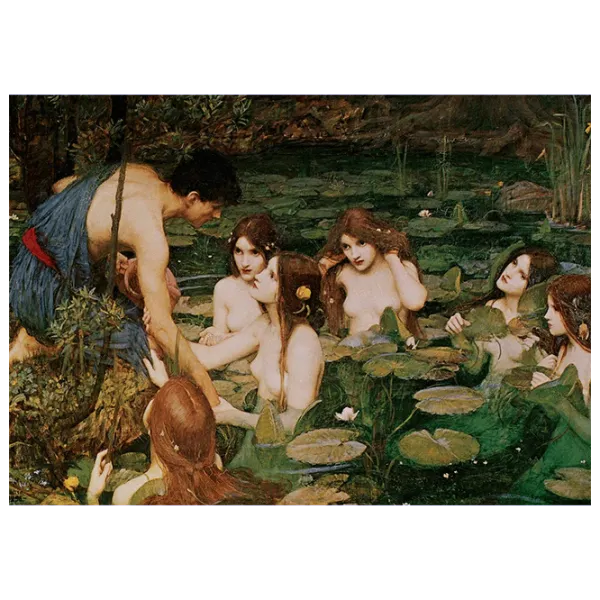 Puzzle Art Puzzle Hylas and the Water Fairies 15+/ Количество деталей: 1500 photo 2