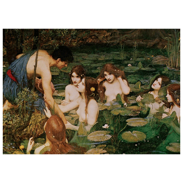 Puzzle Art Puzzle Hylas and the Water Fairies 15+/ Количество деталей: 1500 photo 2