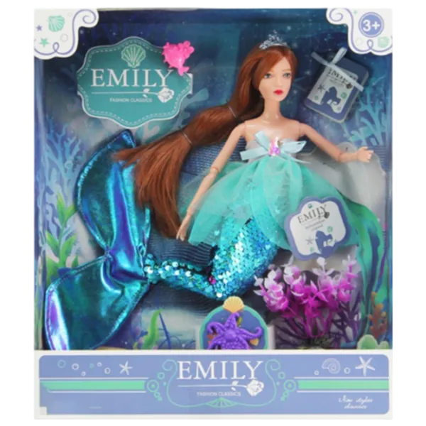Păpușă Essa Toys Emily QJ092C sirenă / 3+ photo 1