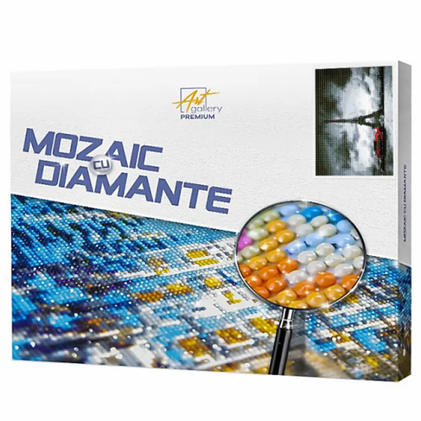 Mozaic Art Galery Premium Paris gri și retromobil  /  photo 1 Mozaic Art Galery Premium Paris gri și retromobil  /  photo 1