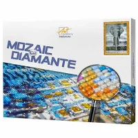 Mozaic Art Galery Premium Elefant in nuanțe gri  / 