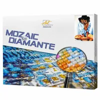 Mozaic Art Galery Premium Blonda misterioasă in palarie  / 