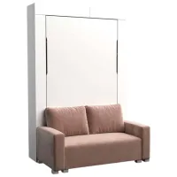 Canapea Flat KOSTAS (282017) Stofă / White