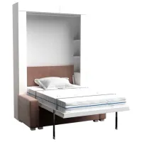 Canapea Flat KOSTAS (282017) Stofă / White photo 3