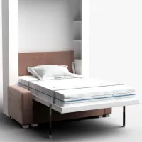 Canapea Flat KOSTAS (282017) Stofă / White photo 5
