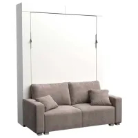 Canapea Flat KOSTAS (282022) Stofă / White