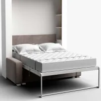 Canapea Flat KOSTAS (282022) Stofă / White photo 4