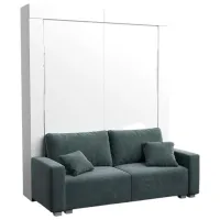 Canapea Flat KOSTAS (282026) Stofă / White