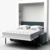 Canapea Flat KOSTAS (282026) Stofă / White photo 5