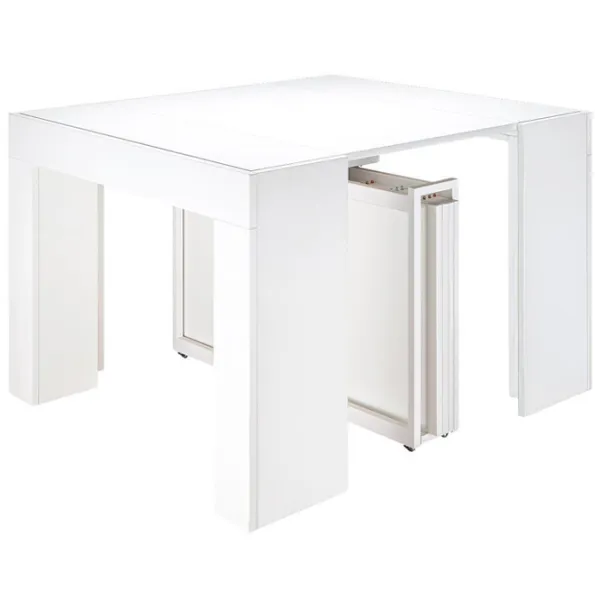Masă de bucătărie extensibilă Flat Cubisto 5in1 PAL/ White photo 2