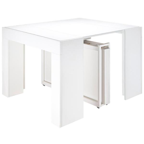 Masă de bucătărie extensibilă Flat Cubisto 5in1 PAL/ White photo 2