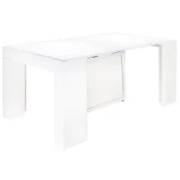 Кухонный стол раскладной Flat Cubisto 5in1 ДСП/ Белый photo 3
