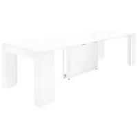 Кухонный стол раскладной Flat Cubisto 5in1 ДСП/ Белый photo 4