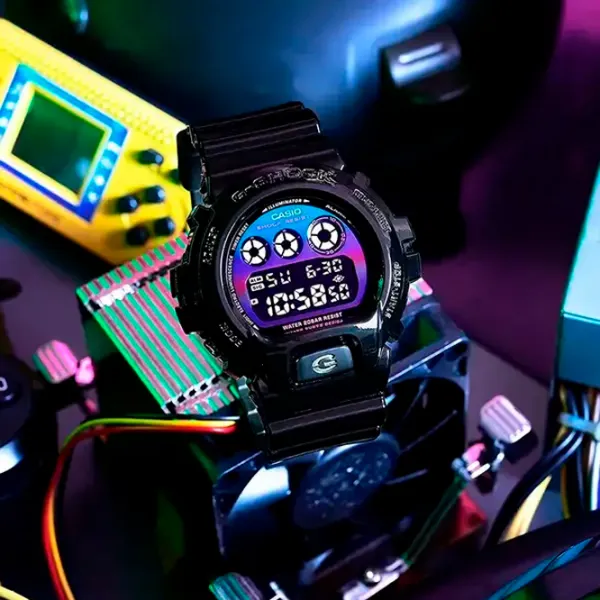 Наручные часы для мужчин Casio DW-6900RGB-1ER Кварцевый / 50 мм photo 2