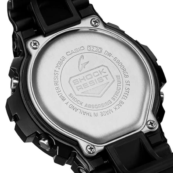 Наручные часы для мужчин Casio DW-6900RGB-1ER Кварцевый / 50 мм photo 4