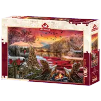 Puzzle Art Puzzle Caravan Camp 15+/ Numărul de piese: 2000