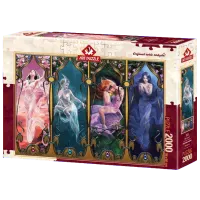 Puzzle Art Puzzle Four Jewels 15+/ Numărul de piese: 2000