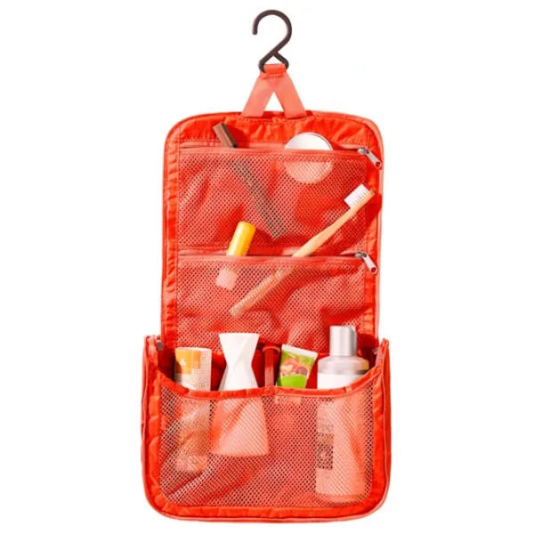 Geantă de igienă Deuter Wash Center Lite II Red / Nailon photo 2