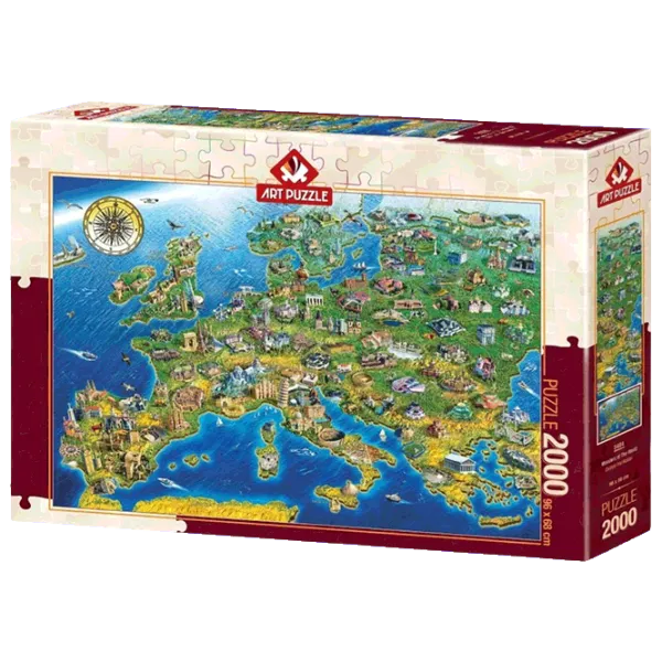 Puzzle Art Puzzle Wonders of the World 15+/ Numărul de piese: 2000 photo 1
