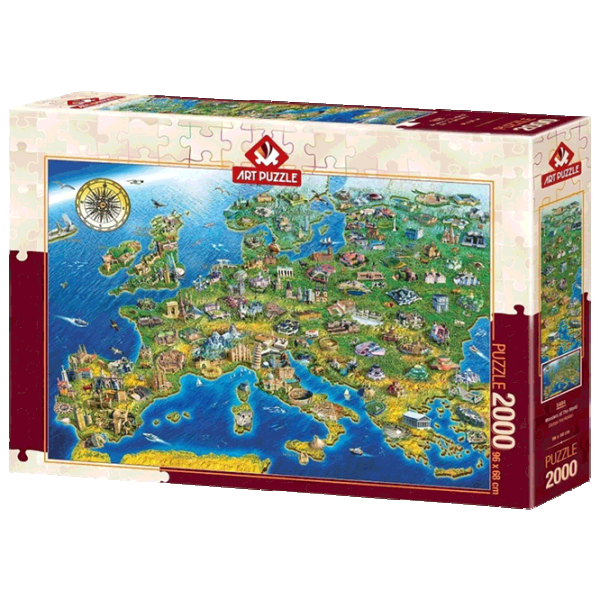 Puzzle Art Puzzle Wonders of the World 15+/ Numărul de piese: 2000 photo 1