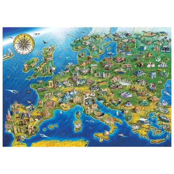 Puzzle Art Puzzle Wonders of the World 15+/ Numărul de piese: 2000 photo 2