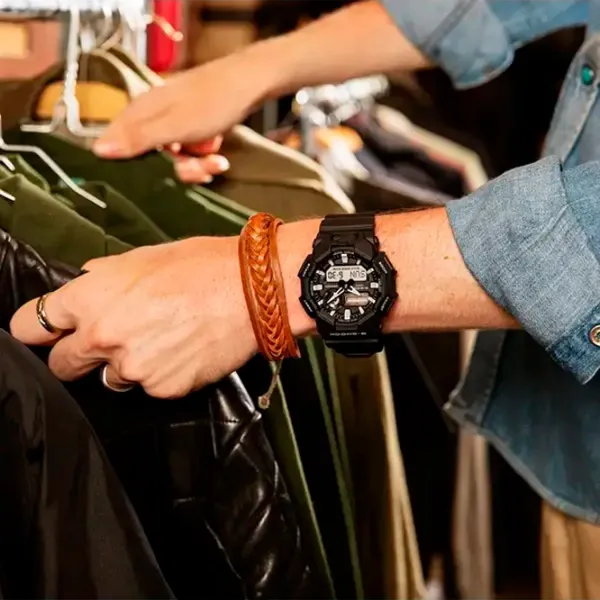 Ceas de mână pentru bărbați Casio GA-010-1AER Cuarț / 52 mm photo 2