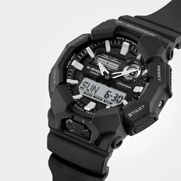 Ceas de mână pentru bărbați Casio GA-010-1AER Cuarț / 52 mm photo 3