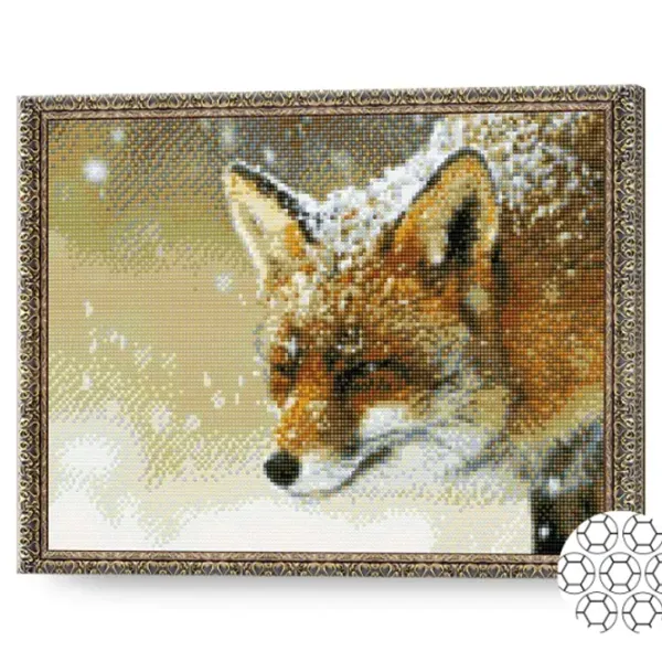 Mozaic Art Galery Premium Vulpea si ninsoare   /  photo 2 Mozaic Art Galery Premium Vulpea si ninsoare   /  photo 2