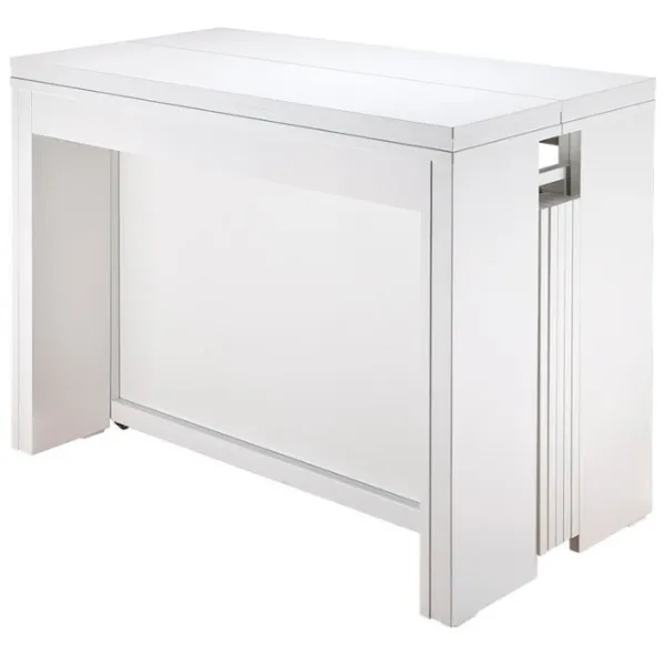 Masă de bucătărie extensibilă Flat Console 6in1 PAL/ White photo 1