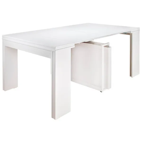 Masă de bucătărie extensibilă Flat Console 6in1 PAL/ White photo 2