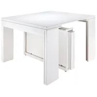 Masă de bucătărie extensibilă Flat Console 6in1 PAL/ White photo 3