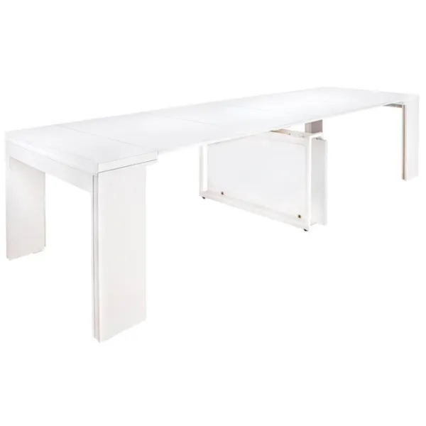 Masă de bucătărie extensibilă Flat Console 6in1 PAL/ White photo 4