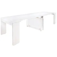Masă de bucătărie extensibilă Flat Console 6in1 PAL/ White photo 4