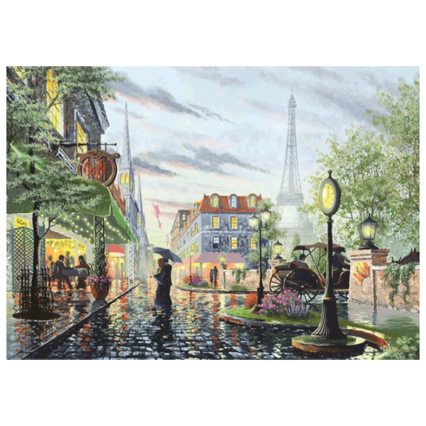 Puzzle Art Puzzle Summer Rain, Paris 15+/ Numărul de piese: 2000 photo 2